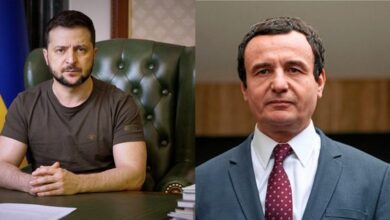 Albin Kurti letër Zelenskyt: Ne ngjajmë shumë me njëri-tjetrin. Luftoni dhe për ne! Albin Kurti letër Zelenskyt: Ne ngjajmë shumë me njëri-tjetrin. Luftoni dhe për ne!