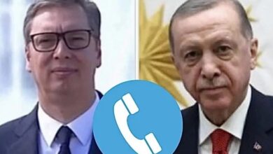 Vuçiç telefonon Erdogan dhe i kërkon ndihmë për situatën në veri të Kosovës Vuçiç telefonon Erdogan dhe i kërkon ndihmë për situatën në veri të Kosovës