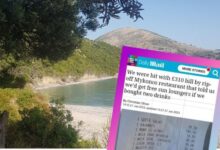 “Shkoni në Shqipëri”/ Gazeta britanike publikon faturën e çmendur të lokalit grek dhe u bën thirrje lexuesve “Shkoni në Shqipëri”/ Gazeta britanike publikon faturën e çmendur të lokalit grek dhe u bën thirrje lexuesve